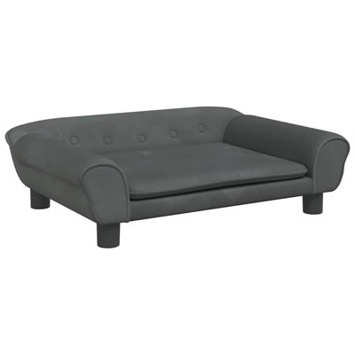 Lit pour chien en velours
