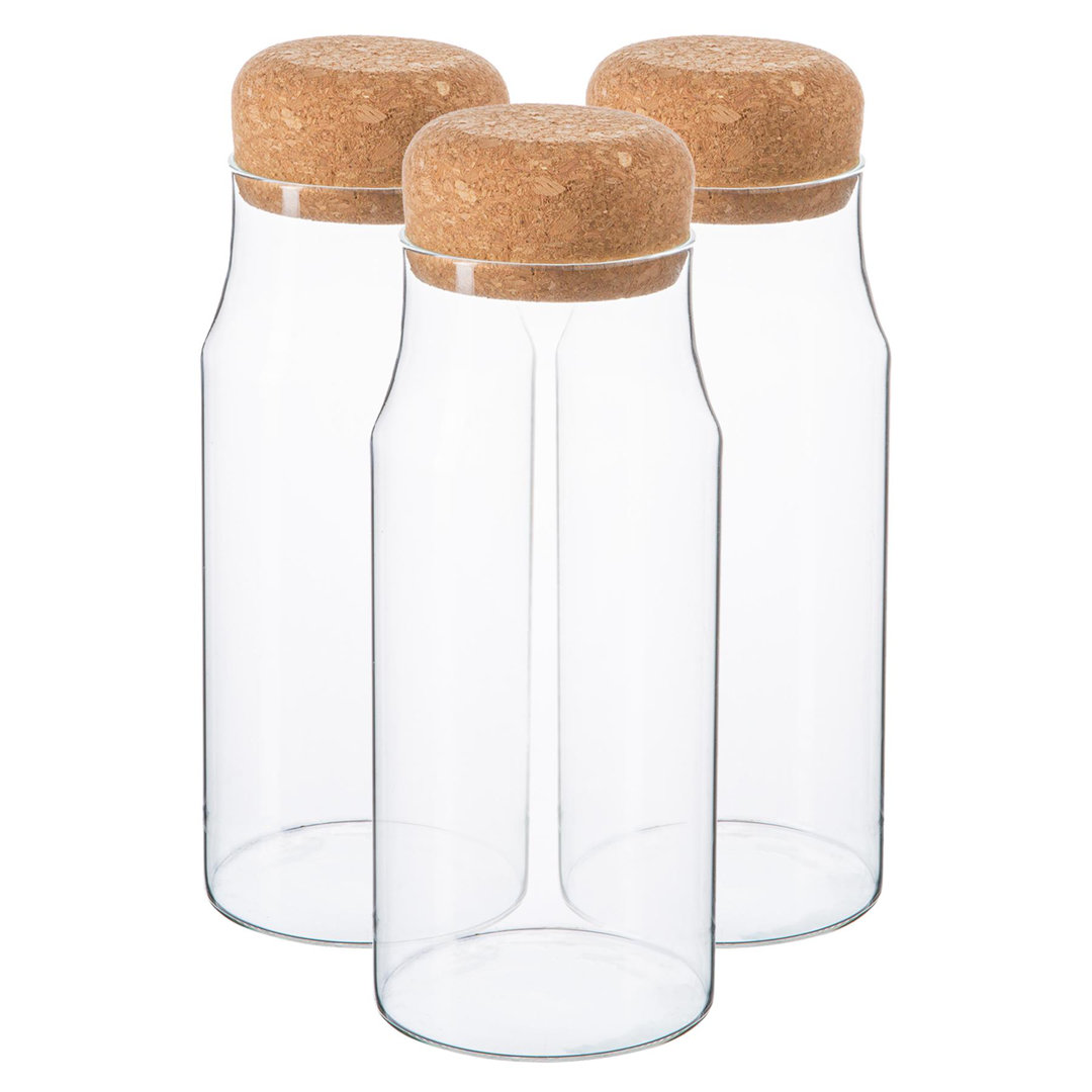 Glass Jar - Set of 3