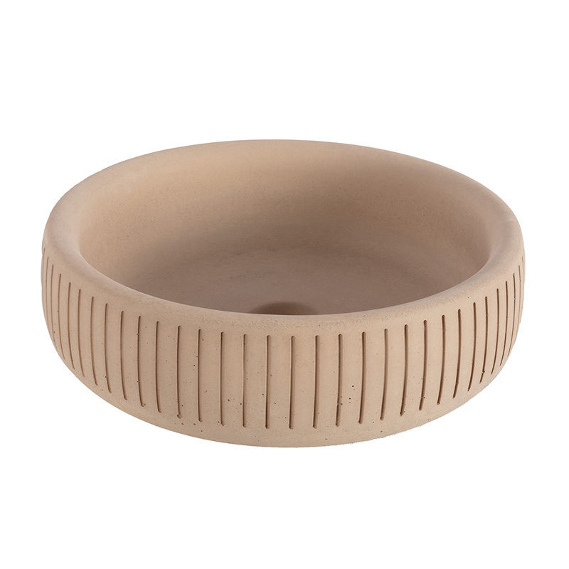 Newterra 17.88'' L Bathroom Sink, Clay