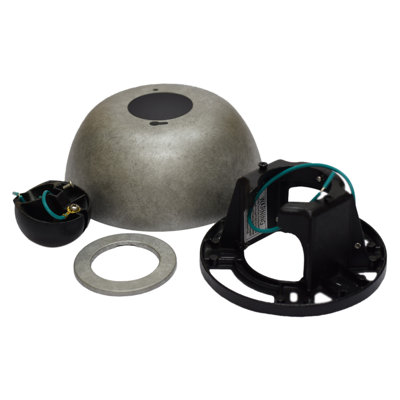 Ceiling Fan Sloped Ceiling Kit - Galvanized