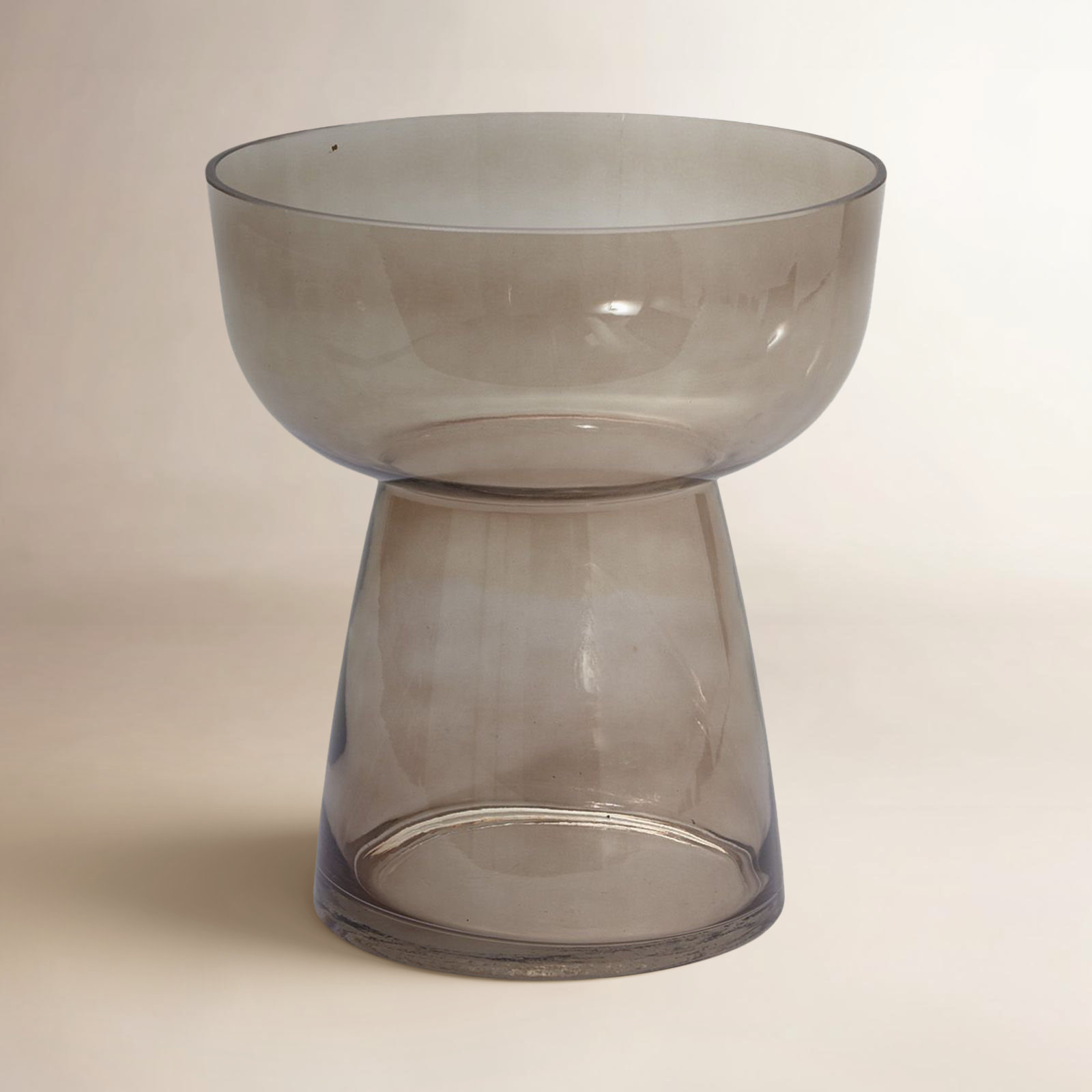 Aylor Handmade Glass Table Vase, 9.75" H x 8.50" W x 8.50" D