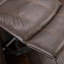 Fauteuil inclinable oscillant standard en similicuir de 43,25 po de largeur-358224221