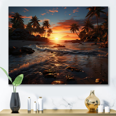 «Dominicain Sunset Serenade II», reproduction sur toile
