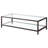 Natasha Black Nickel 2-piece Coffee Table Set
