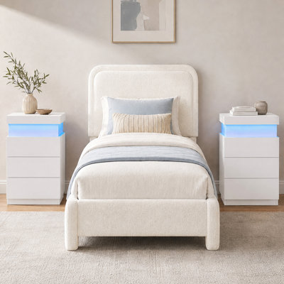 Lit tapissier Teddy