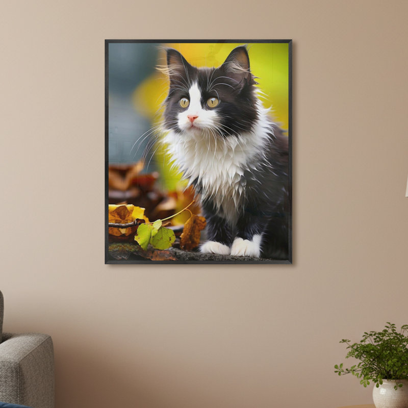 Single Picture Frame LED Illuminated Wall Art Wall Art on Glass / Aluminium, 60 cm H x 50 cm W