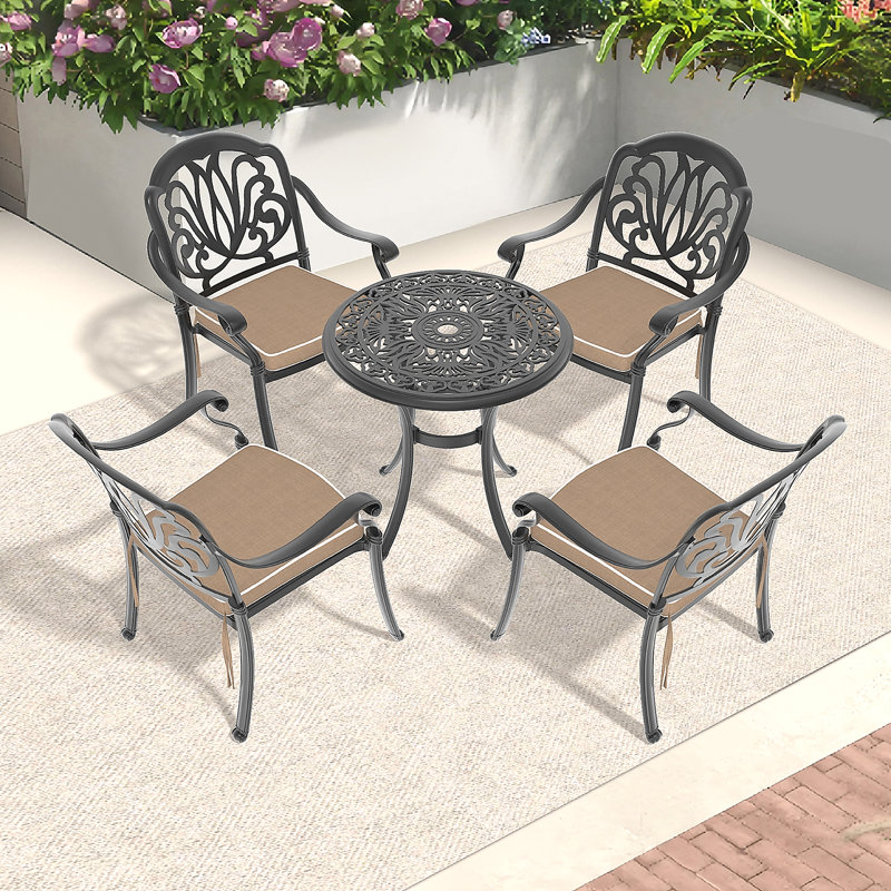 Cast Aluminum Patio Furniture, 4