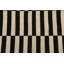 Tapis noir et blanc 5 x 8 Pinkerton