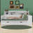 Vrishin Wooden Full Size Multi-functional Bed with Two Storage Drawers and Study Desk-893199335