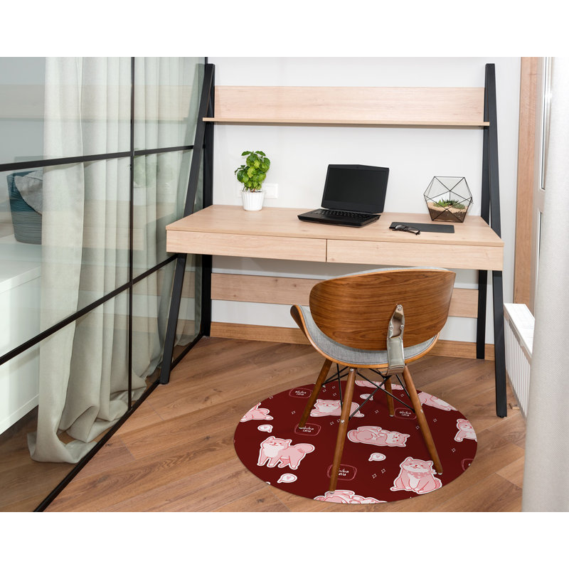 Bundine Hard Floor Straight Round Chair Mat