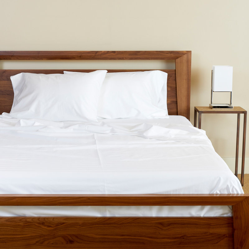 BedVoyage Sheet Set - Viscose from Bamboo + Cotton - Breathable & Cozy, Twin Sheet Set + 1 Fitted Sheet + 1 Pillowcase, Snow