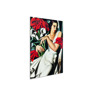 Portrait de Ira 77.5cm H x 58cm W MetalArt Materic Aluminum Satin Effect, Frameless Panel, Lightweight Ready to Hang
