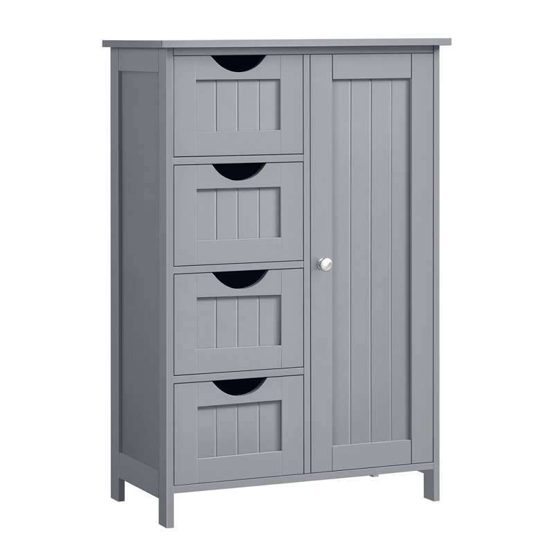 Merrill Freestanding Bathroom Cabinet, Mystic Grey