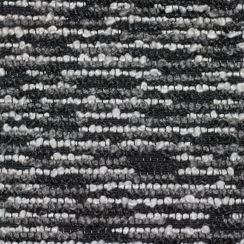Textured Linen Look | Manson Fabric_MANSON, Black