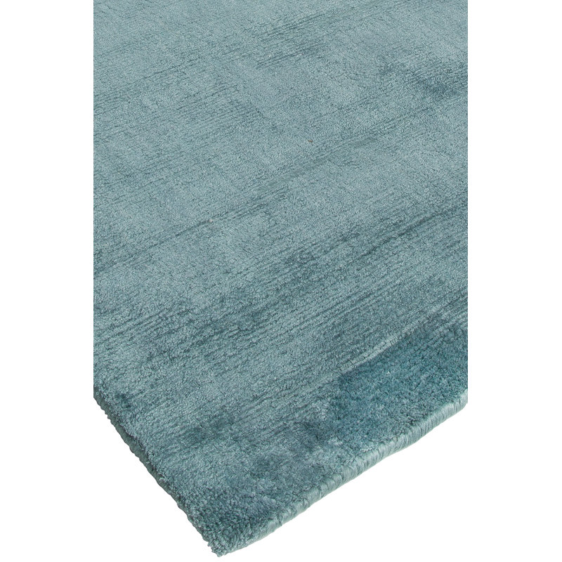 Tapis turquoise tissé à la main Metro, Rectangle 8 pi x 10 pi