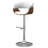 Sheldon Adjustable Swivel Upholstered Mid-Century Modern Bar Stool with Chrome Base-359168173