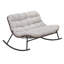 Double chaise berçante Papasan