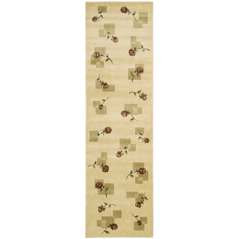 Gulmira Beige Contemporary Rug, 5'6" x 7'5" Rectangle