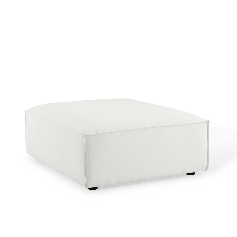 Restore 4-Piece Sectional Sofa, White Polyester