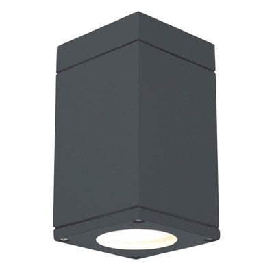 Baeddan Graphite 12cm H Outdoor Flush Mount