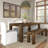 Rustic Rectangular Dining Table (71 in), Rustic Medium Brown-1938048323
