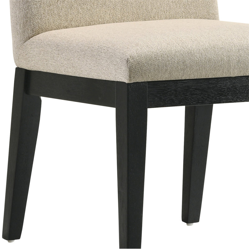 Chaise d'appoint rembourrée (ensemble de 2)