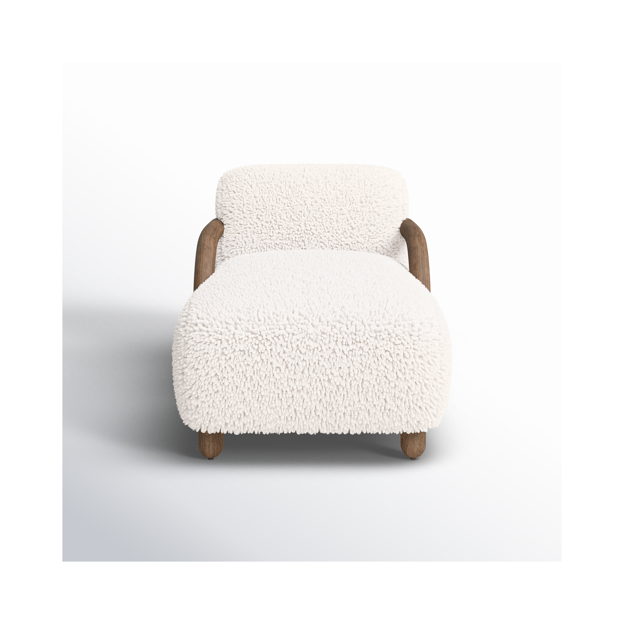 Risco Shearling Chaise Lounge