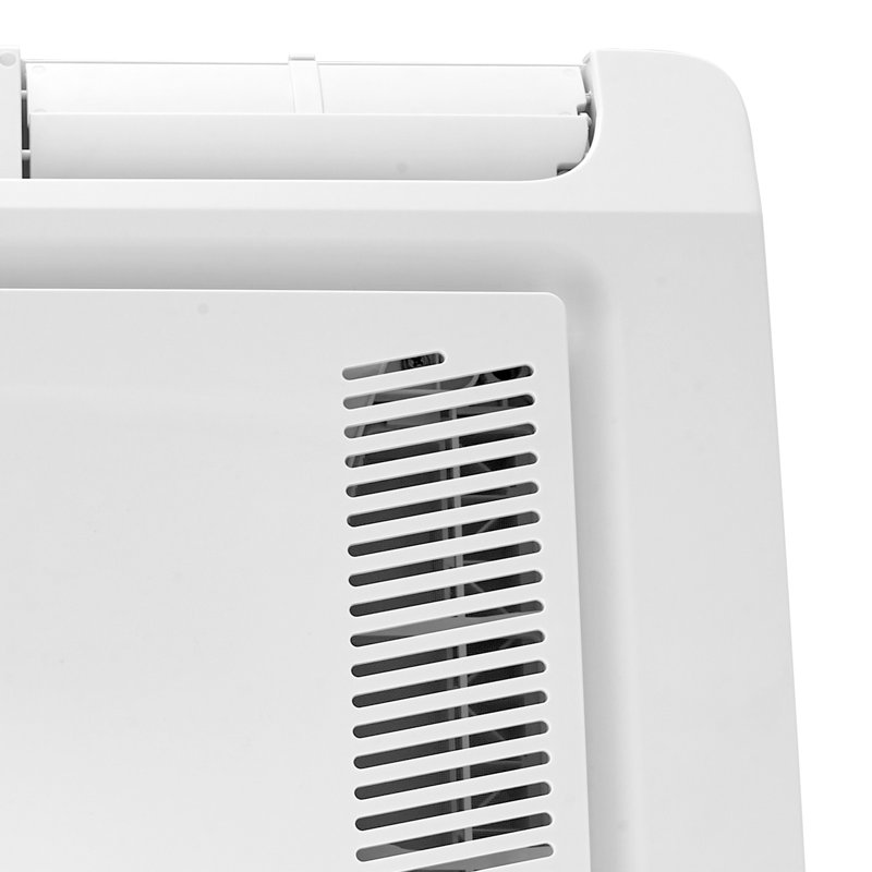 Climatiseur de véhicule récréatif, climatiseur de véhicule récréatif de 15 000 BTU, climatiseur de toit sans conduit 120 V avec pompe à chaleur et refroidissement, climatiseur à vitesse variable facile à installer avec bouton ADB et télécommande, blanc