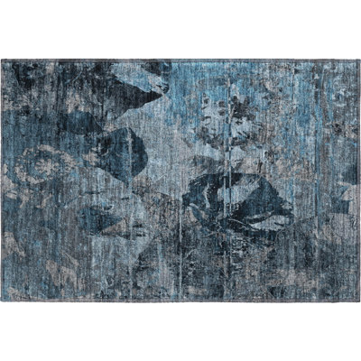 Premium Machine Washable Cerrito AMF555 Denim Rug