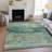 Machine Washable Indoor/Outdoor Meredith ACN2146 Abstract Rug-319040307