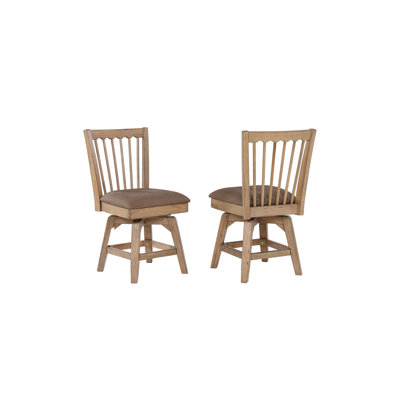 Solid Wood Swivel Game Chair