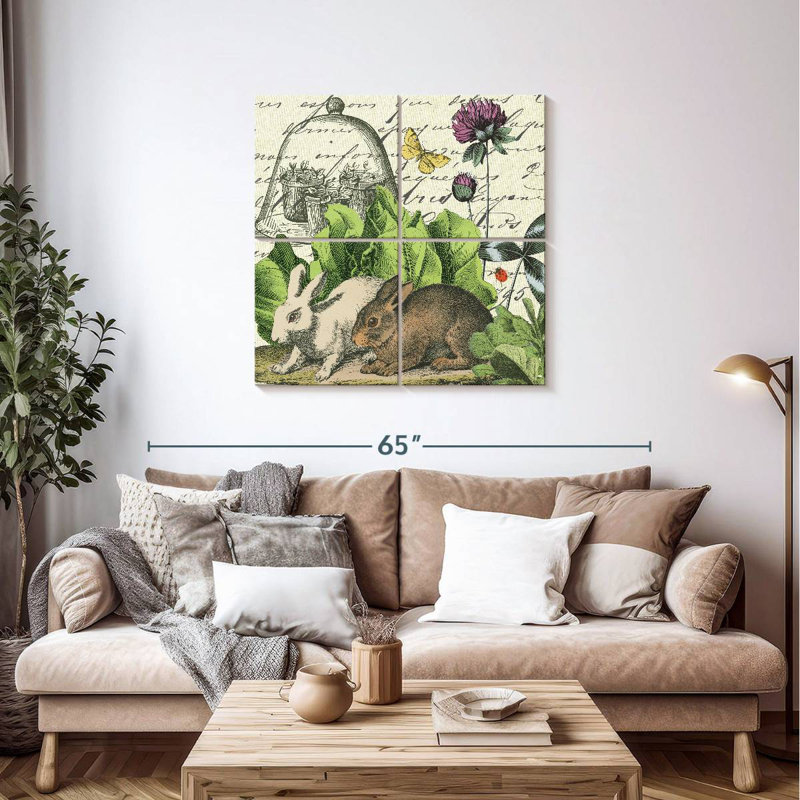 Brampt Garden Rabbit II, 38" H x 38" W