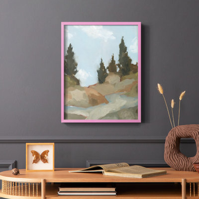 Reproduction d'art encadrée West Trail