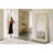 Suna 35 in. x 79 in. Natural Stone Marble Rectangular Framed Mirror