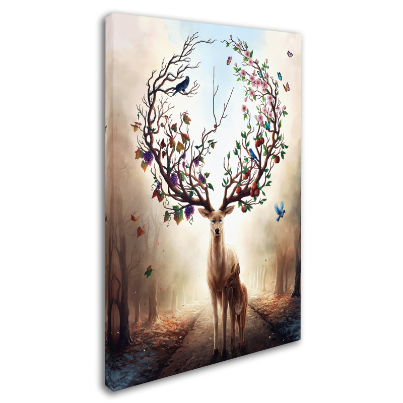 «Seasons» par Kivalina, impression sur toile tendue, H 19 po x l 12 po