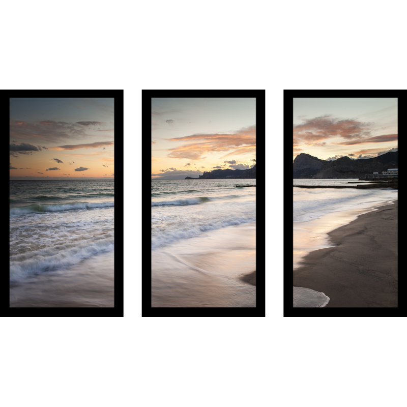 « tranquility », ensemble de 3 reproductions de photos encadrées, H 25,5 po x l 40,5 po x P 1 po