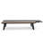 WATERLOO CHAISE LOUNGE WITH ATTACHED WOOD SIDE TABLE, 1PC, (62756.00BLK)