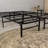 King Black Steel Platform Bed - Foundation Heavy Duty, No Box Spring, Quick Setup In Design, 5 Minute Installation, Underbed Storage Space-964314855