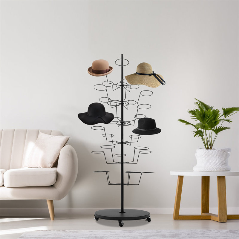 Danti 6-Tier Hats Display Rack 30 Hat Holders