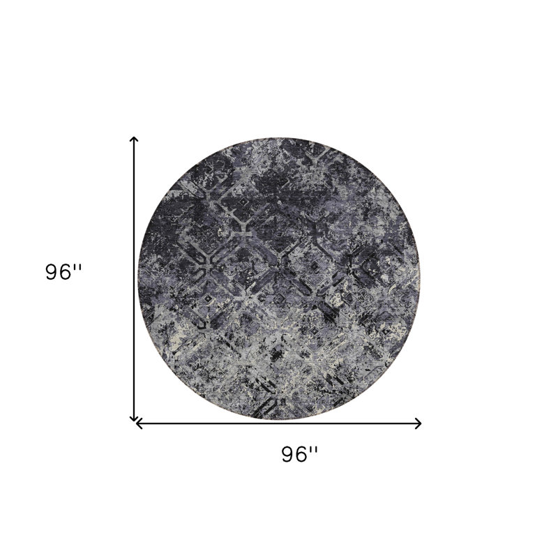 Tapis rond 8 po