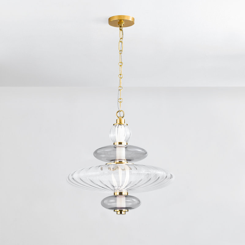 WILLIAMS PENDANT, 18.75" H x 19" W x 19" D