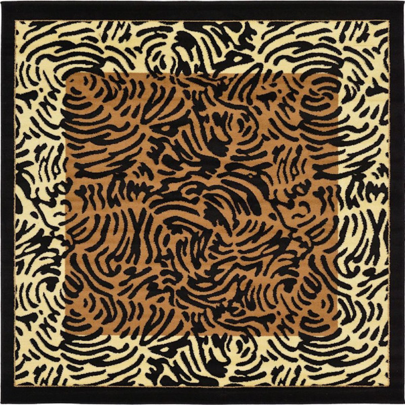Tapis brun Testerman, Carré 6 pi 1 po