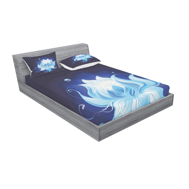 Microfiber Sheet Set, Queen Sheet Set + Fitted Sheet + 2 Pillowcases
