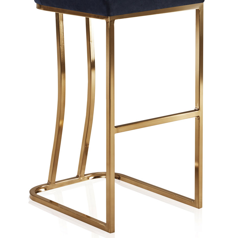Tabouret 30,31 po Marcelena, Noir