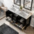 Minnich 84" Double Bathroom Vanity Set