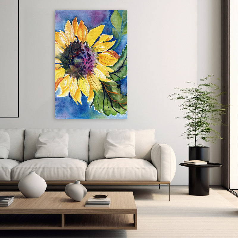 Jardin et ensoleillé contemporain, H 60 po x l 40 po
