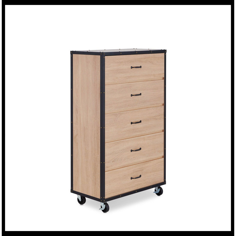 Commode 5 tiroirs Adriaunna