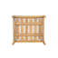 Chaise longue d'extérieur en bois d'acacia avec repose-pieds et coussins beiges Terassi