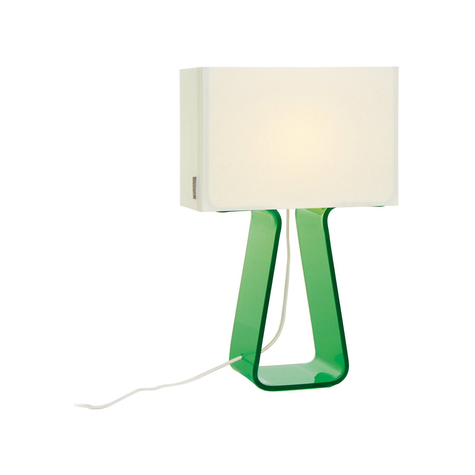 Tube Top Table Lamp, Green