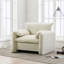 Fauteuil d'appoint simple surdimensionné-130549323